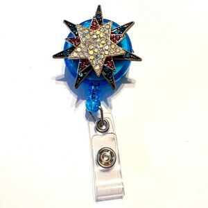Retractable badge holder